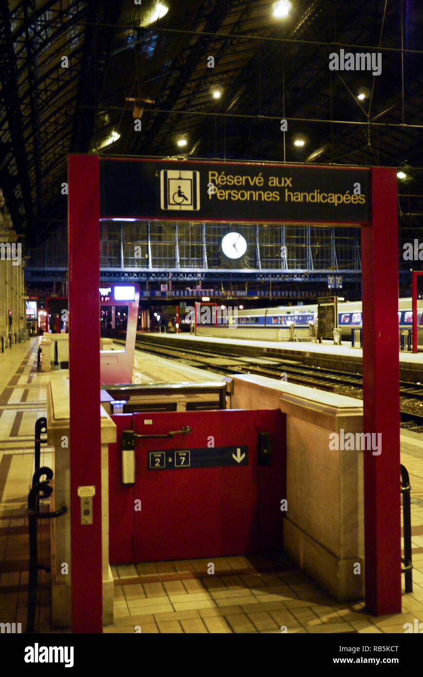 Bahnhof Saint-Jean, Bordeaux, Gironde, Frankreich Stockfoto