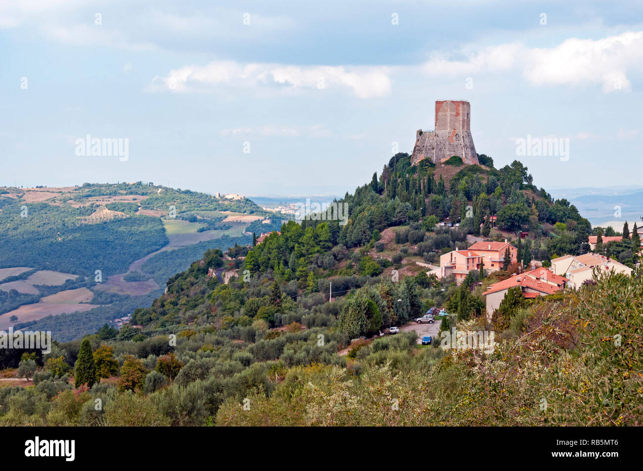 Rocca d'Orcia Castiglione d'Orcia, Toskana, Italien Stockfoto