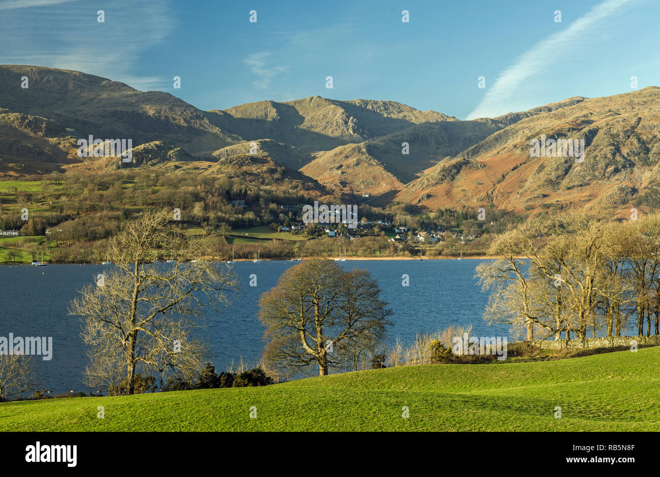 Die coniston Fells Cumbria Lake District National Park Stockfoto