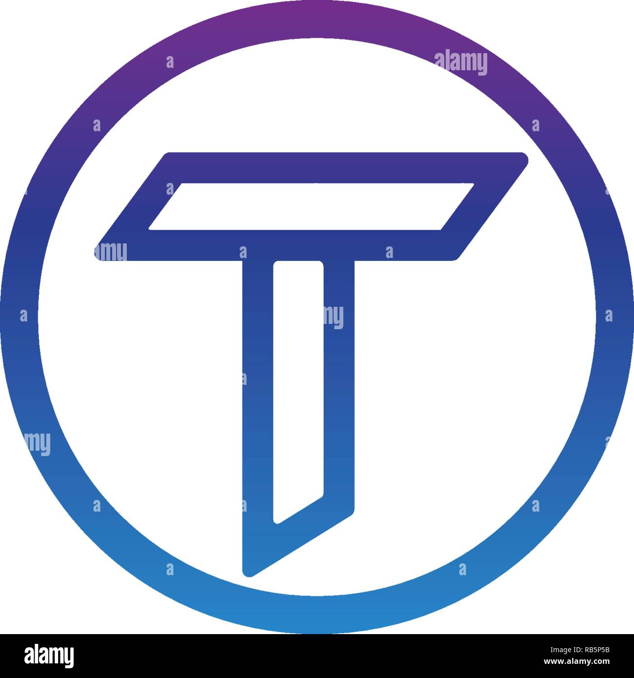 T Buchstaben Logos Und Symbole Vorlage Symbole App Stock Vektorgrafik Alamy