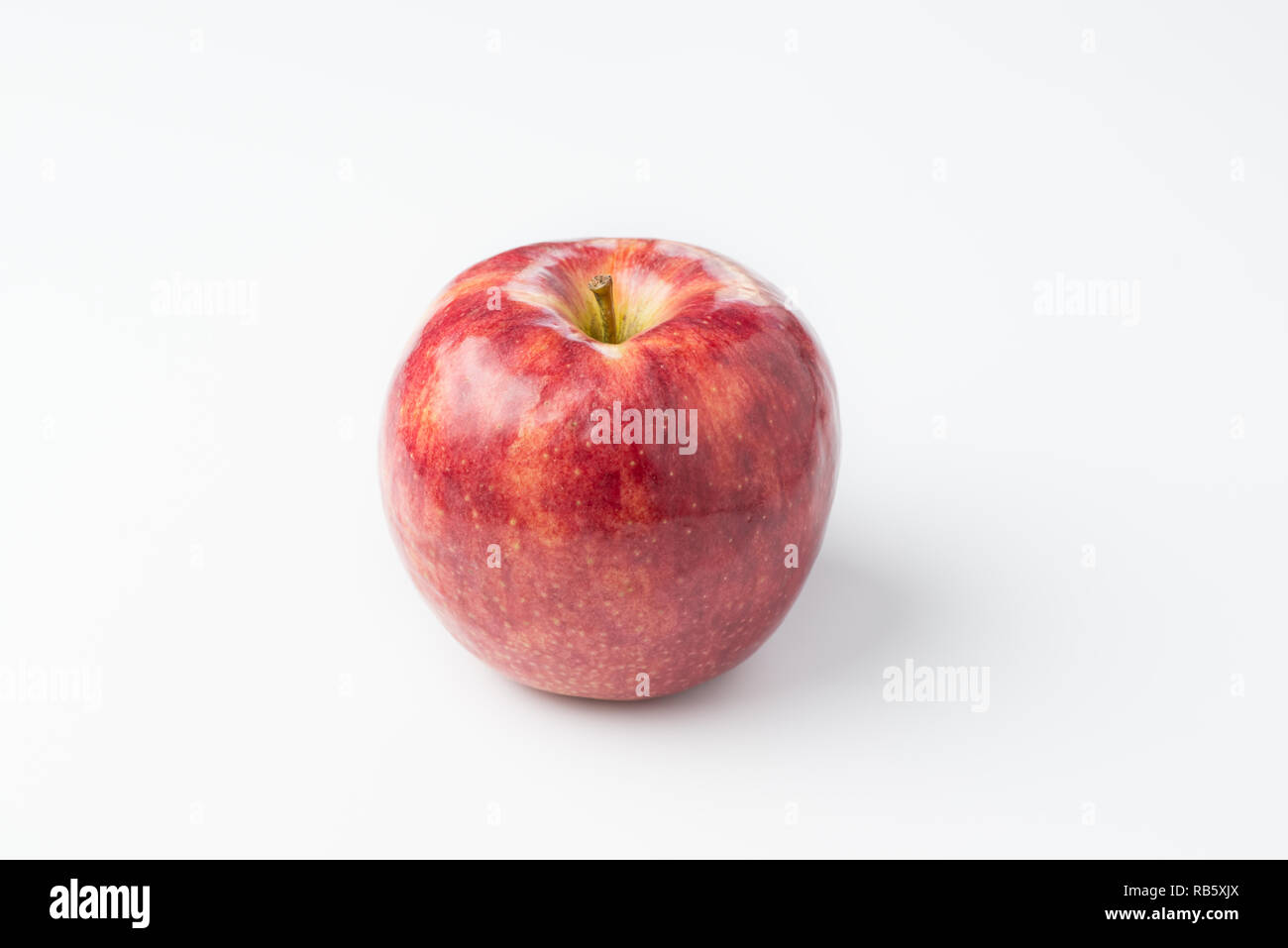 Red Apple isoliert auf weißem Hintergrund Stockfoto