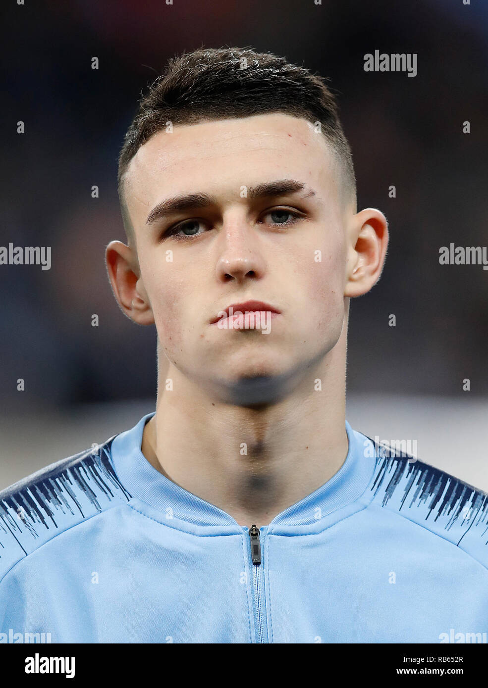 Von Manchester City Phil Foden Stockfoto