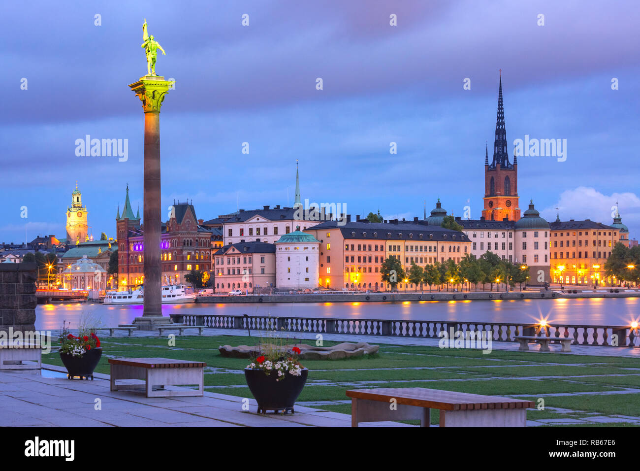 Gamla Stan in Stockholm, Schweden Stockfoto