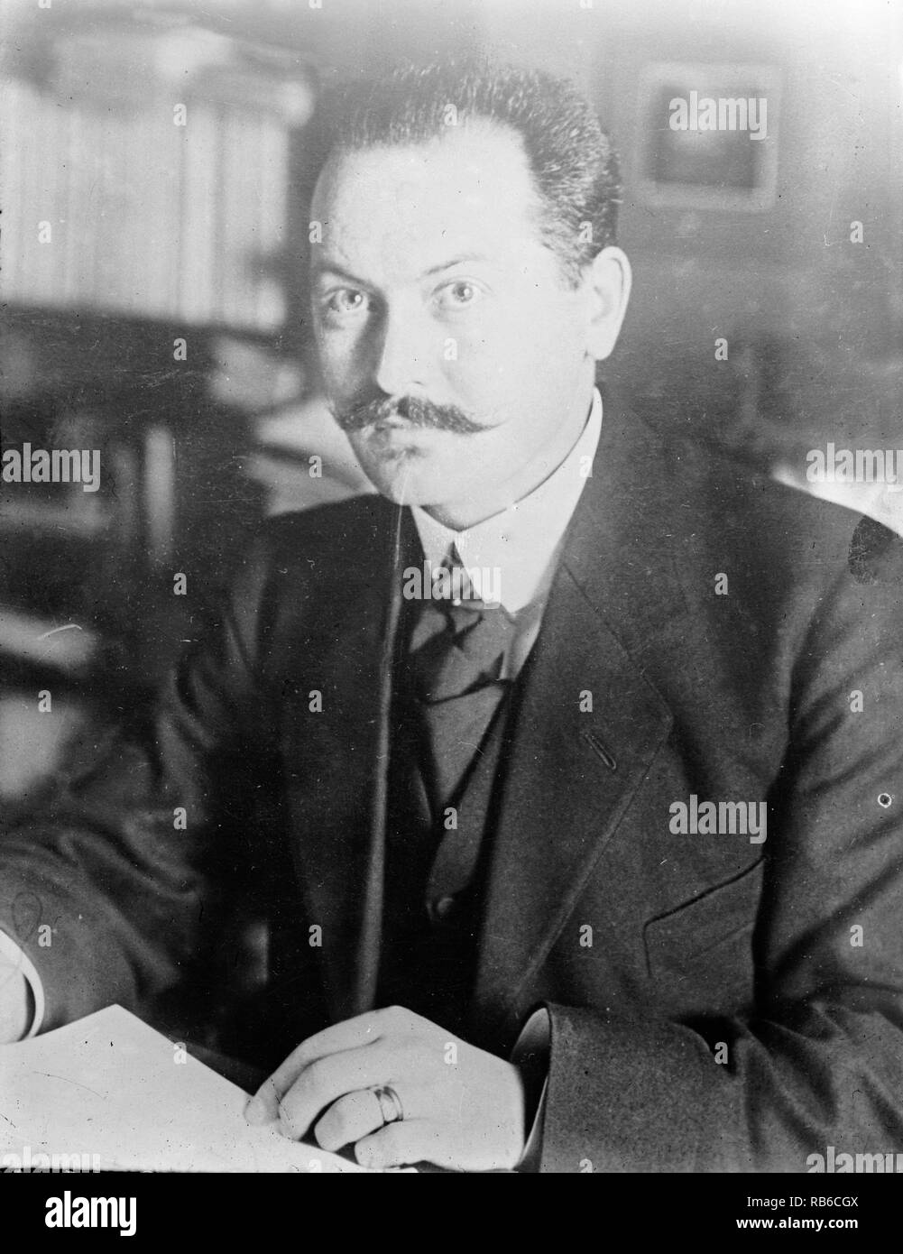 Albert Lebrun (1871-1950), französischer Minister für Krieg im Jahre 1913. Französische Politiker, Präsident von Frankreich von 1932 bis 1940. Er war der letzte Präsident der Dritten Republik Stockfoto