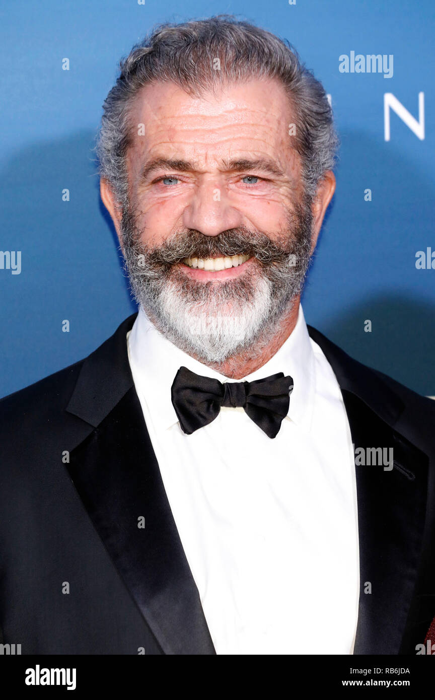 Los Angeles, USA. 5. Jan 2019. Mel Gibson die Teilnahme an der Kunst des 12. jährlichen Feier des Elysium - der Himmel am 5. Januar 2019 in Los Angeles, Kalifornien. Credit: Geisler-Fotopress GmbH/Alamy leben Nachrichten Stockfoto