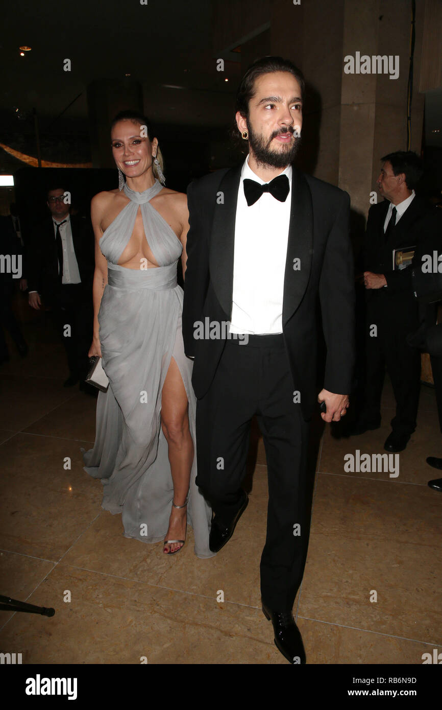 Beverly Hills, Ca. 06 Jan, 2019. Heidi Klum, Tom Kaulitz am Amazon Prime  Video Golden Globe Awards nach Party im Beverly Hilton Hotel am 6. Januar  2019 in Beverly Hills, Kalifornien. Credit: