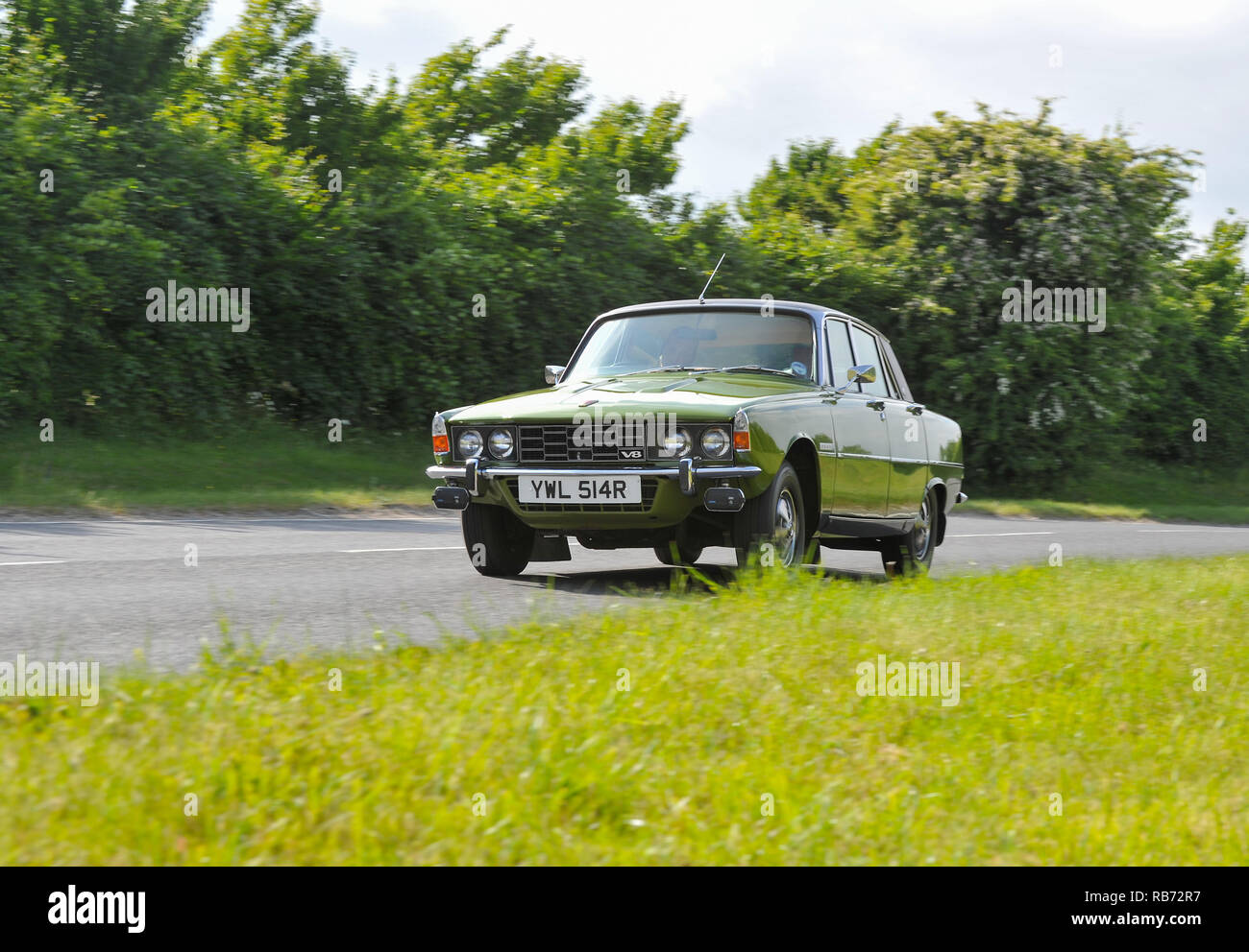 1976 Rover 3500 S-Schaltgetriebe V8 Rover P6 1977 Nach dem Ende der Produktion registriert Stockfoto