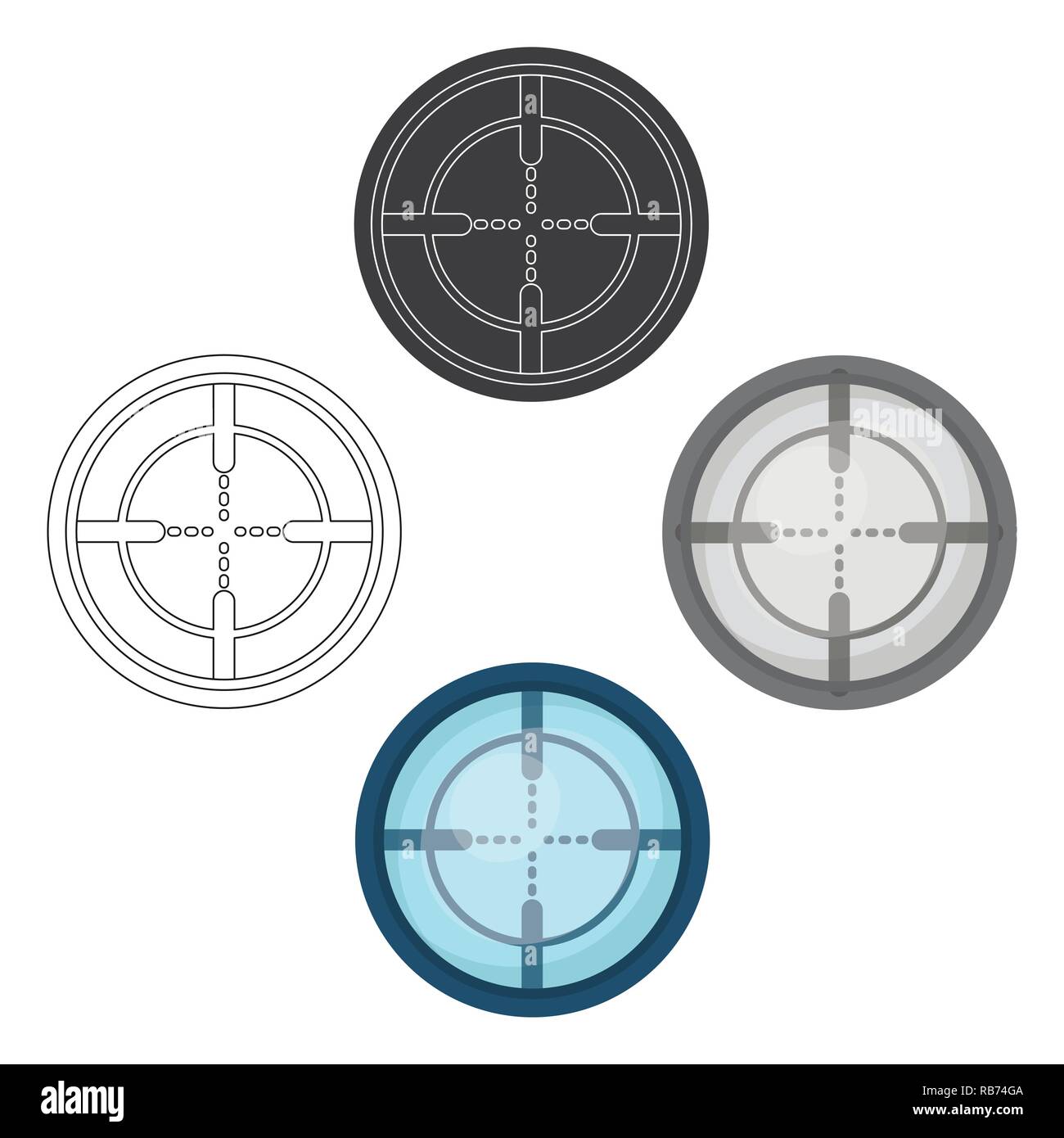Ziel, die darauf abzielt, Armee, Hintergrund, Bullseye, Cartoon, Kreis, Kreuz, Fadenkreuz, Design, Dot, Auge, Waffe, Pistole, Jagd, Icon, Illustration, isoliert, Logo, Militär, optische, absehen, Gewehr, Umfang, Shooter, erschossen, Anblick, Zeichen, Sniper, Symbol, Target, Teleskop, Vector, Waffe, Web-, Vektor, Vektoren, Stock Vektor
