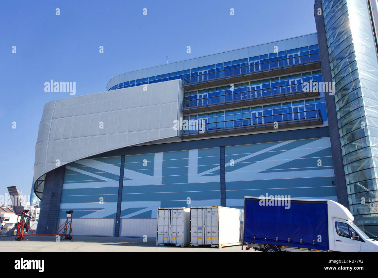 Ben Ainslie Racing HQ, Portsmouth, Hampshire, England. Stockfoto