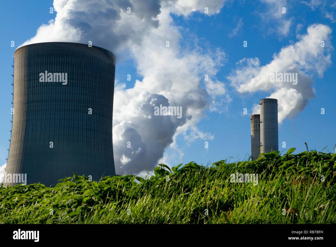 RWE-Kraftwerk Niederaußem, 17.11.2018 Stockfoto