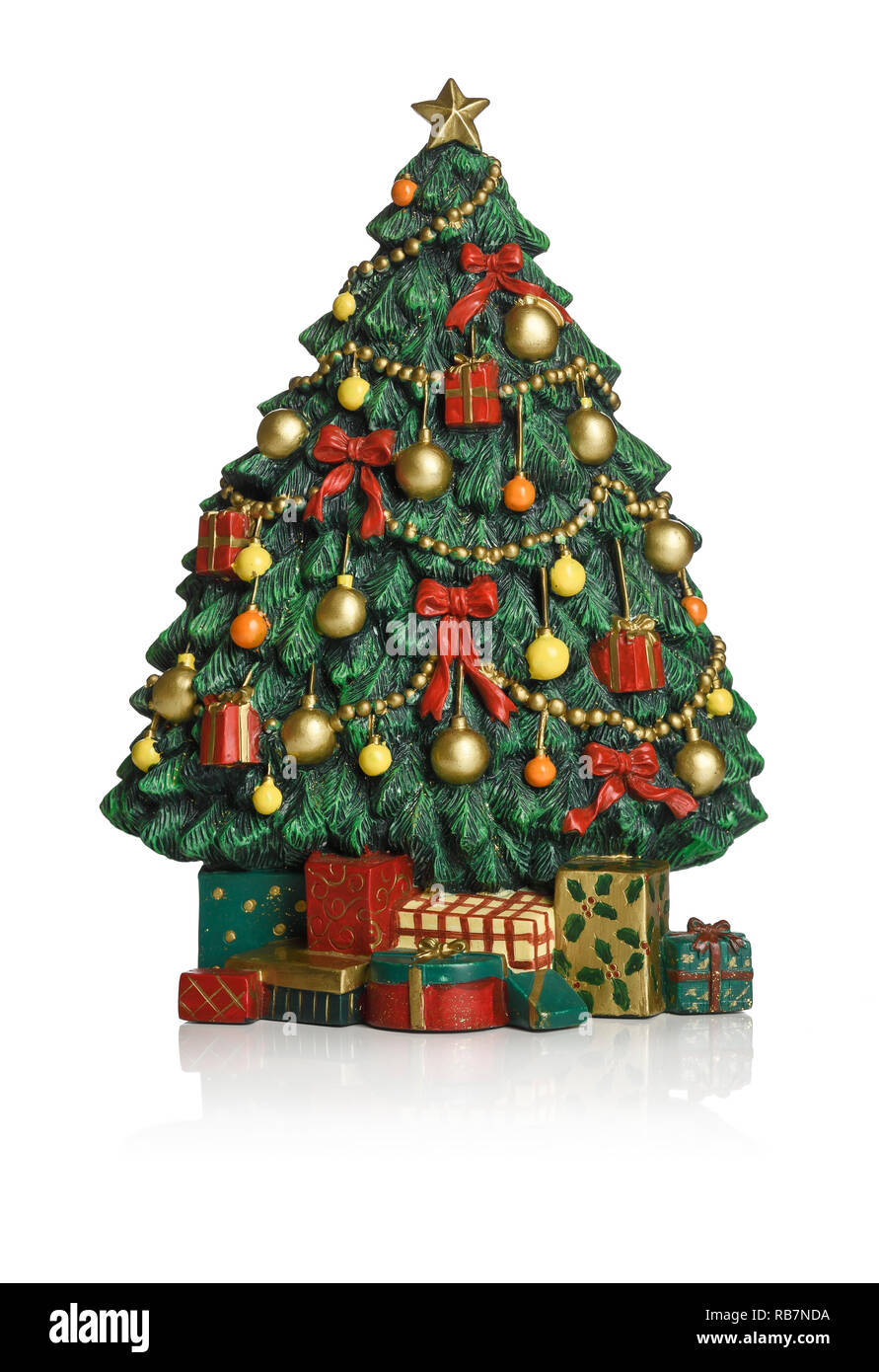 Ein dekorativer Weihnachtsbaum Verzierung Stockfoto