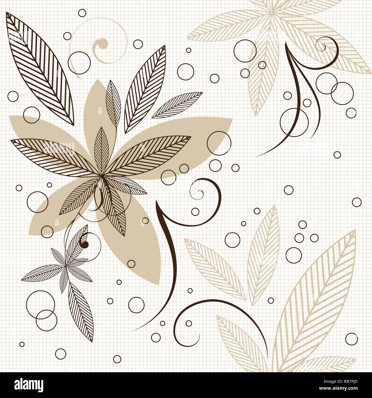 Nahtlose Blumenmuster Stock Vektor