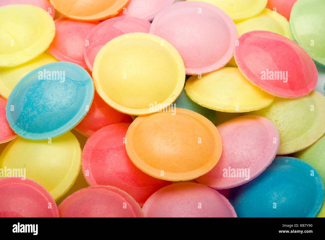 Fliegende Untertasse Süßigkeiten Stockfoto