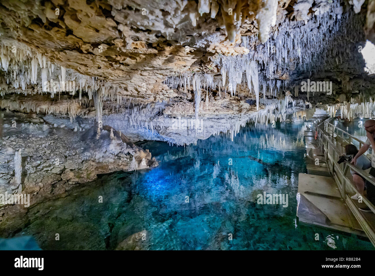 Hamilton, burmuda. Crystal Caves ist eine von Bermuda's müssen siehe Naturwunder. Stockfoto