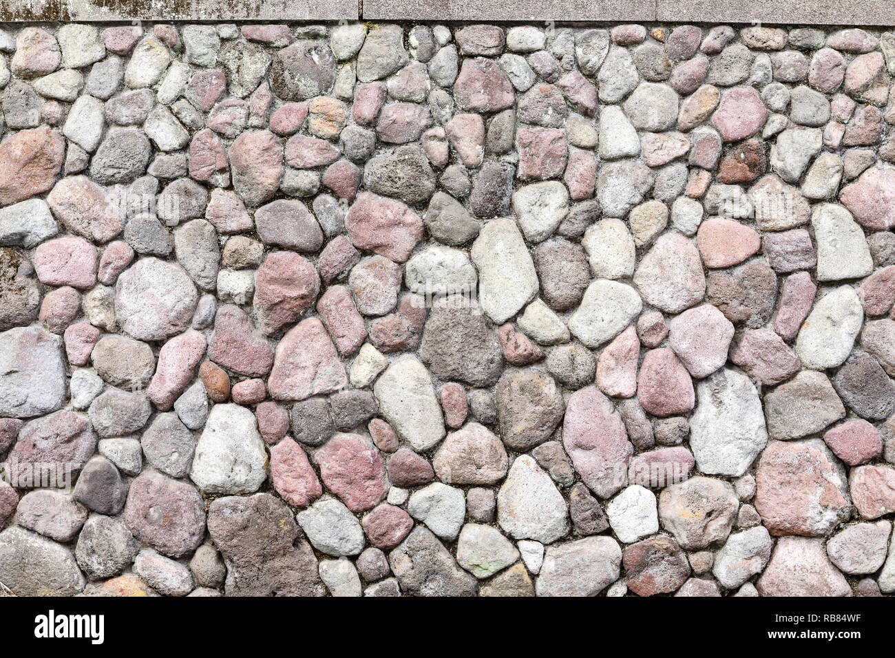 Stone Fence Wand der japanischen Stil Stockfoto