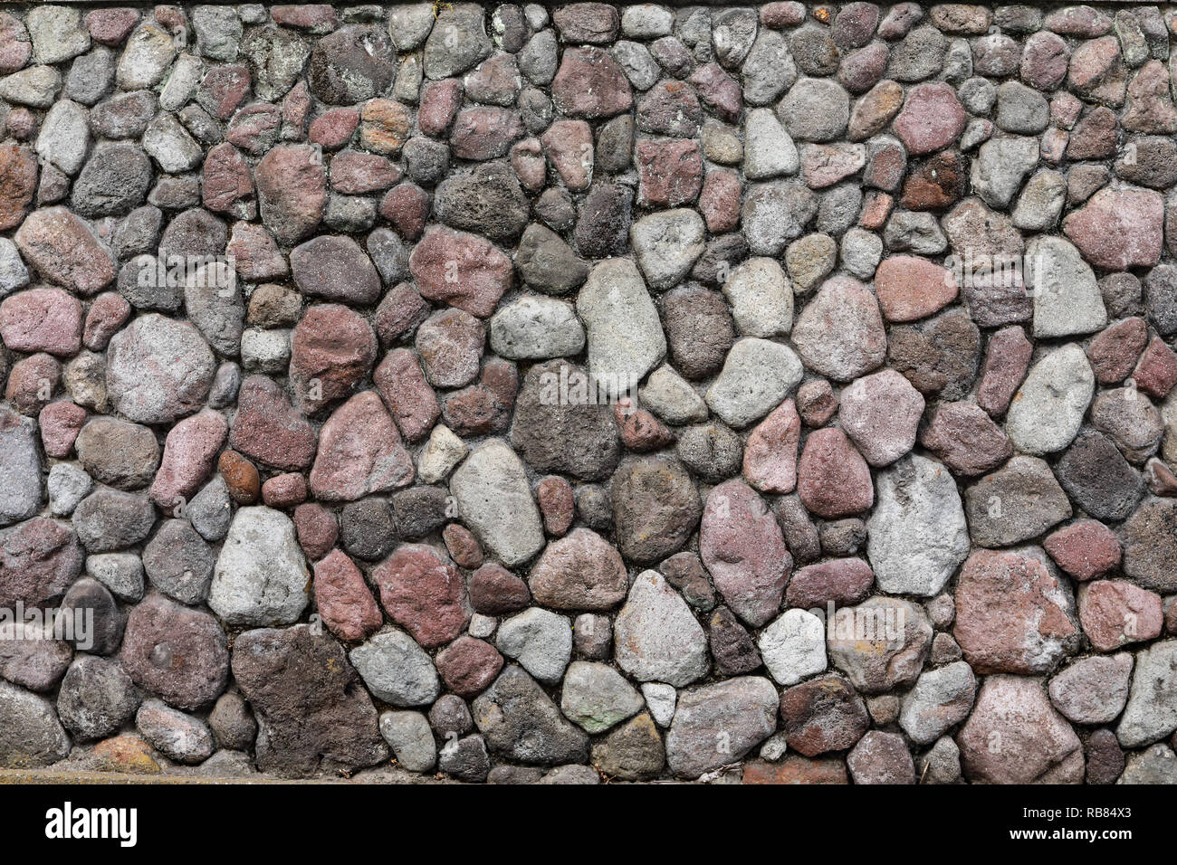 Stone Fence Wand der japanischen Stil Stockfoto