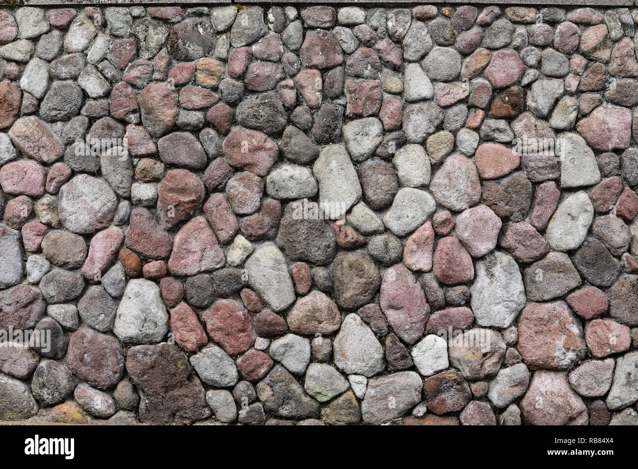 Stone Fence Wand der japanischen Stil Stockfoto