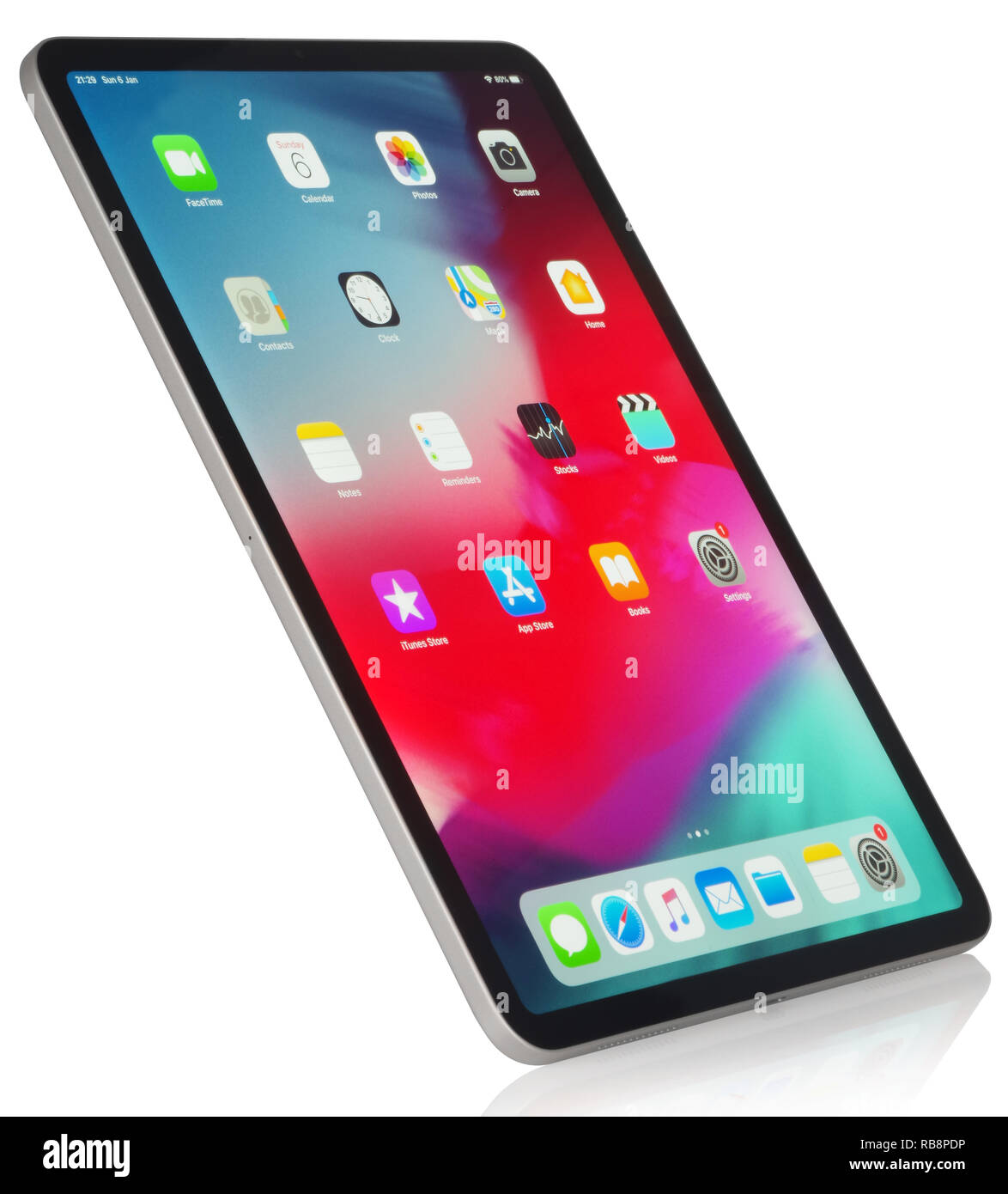 Koszalin, Polen - Januar 07, 2019: Neue Version des iPad Pro 11" (2018). Das iPad Pro 11" (2018) ist eine neue Tablet-PC mit Multi-touch-screen von Appl produziert Stockfoto
