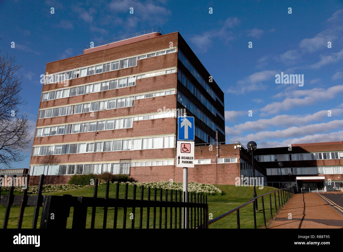 Polizei Schottland Hauptsitz in Fettes Avenue, Edinburgh, Schottland Stockfoto