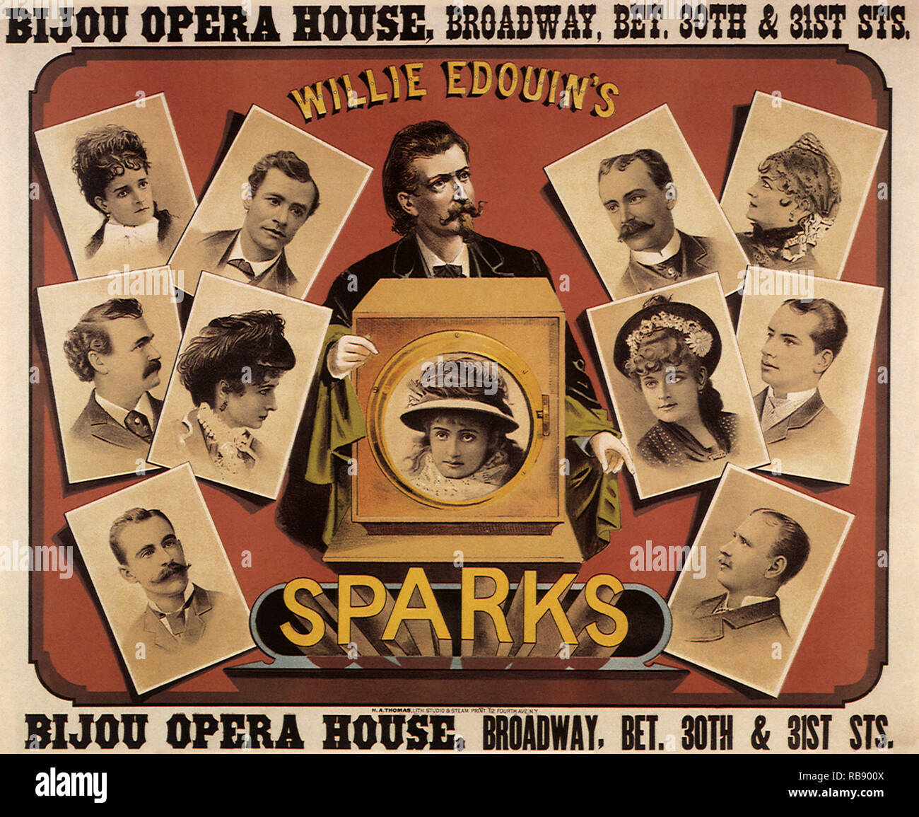 Willie Edouin's Funken Firma Stockfoto