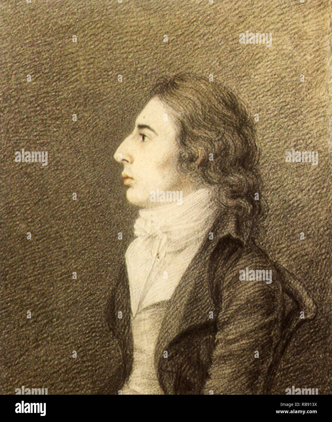 Robert Southey 1796 Stockfoto