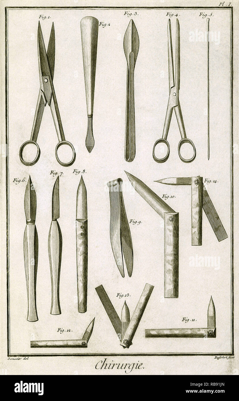 Chirurgische Instrumente Stockfoto