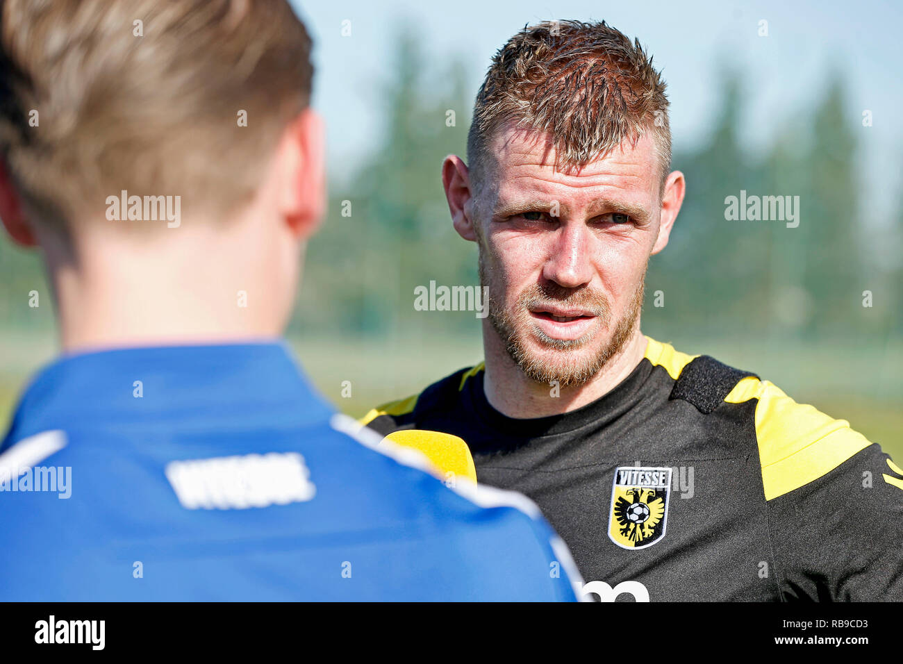 ALCANTARILHA, Algarve, Amendoeira Golf Resort, 08-01-2019, Trainingslager Vitesse, Fußball, niederländischen Eredivisie Saison 2018 - 2019. Vitesse player Maikel Van der Werff während des Trainings. Stockfoto