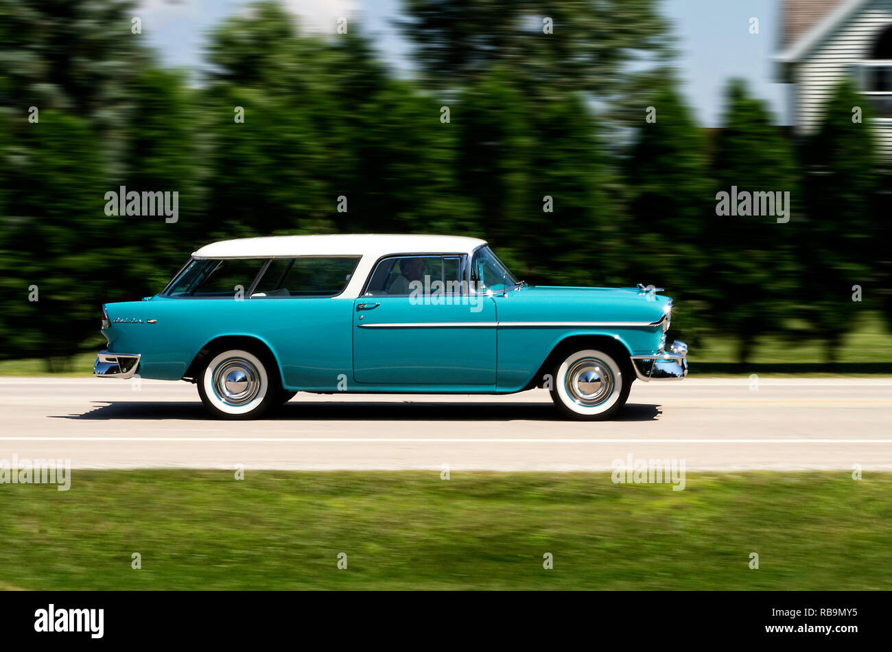 Chevrolet Bel Air Nomad 1955 Stockfoto