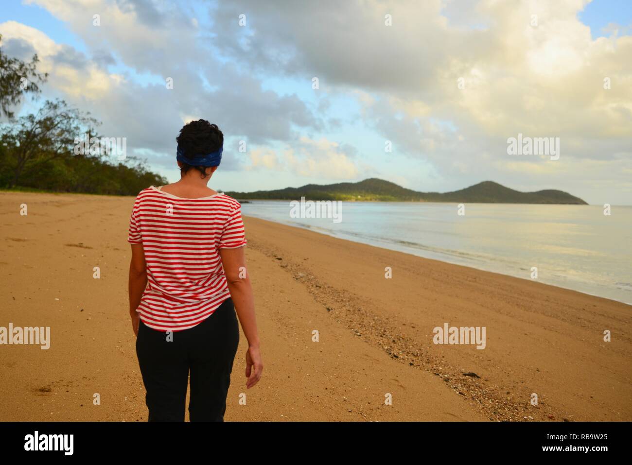 Smalleys Strand Zeltplatz, Cape Hillsborough National Park, Queensland, Australien Stockfoto