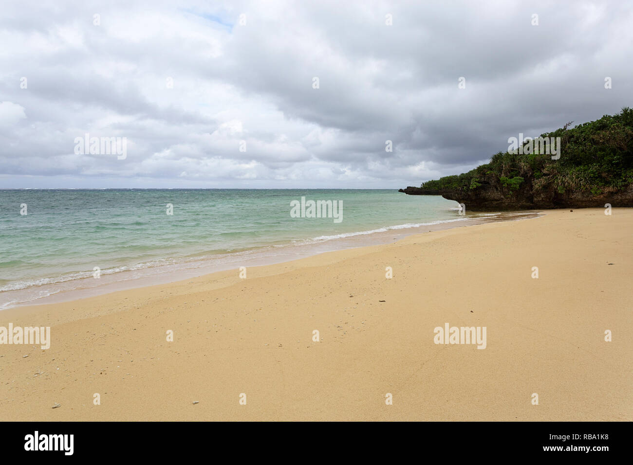 , Abgeschiedenen Strand, Ishigaki, Japan Stockfoto