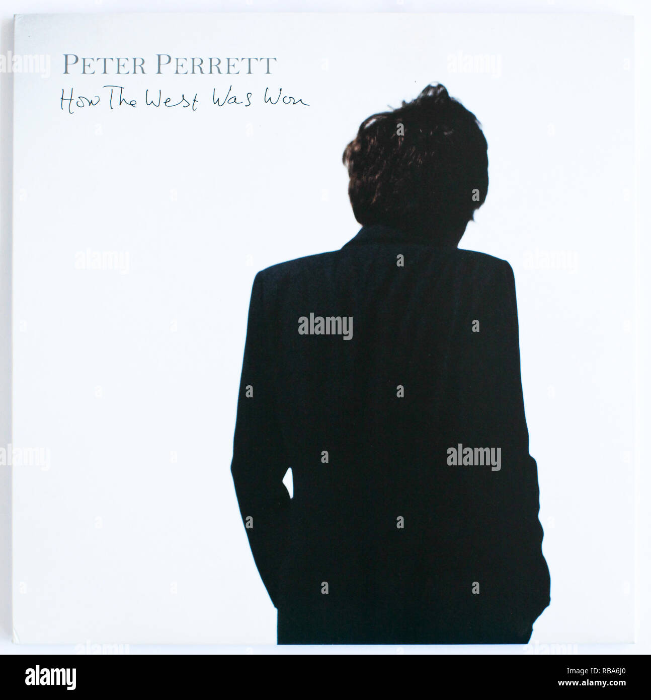 Das Cover von How the West was Won by Peter Perrett. 2017 Album auf Domino Records - nur zur redaktionellen Verwendung Stockfoto