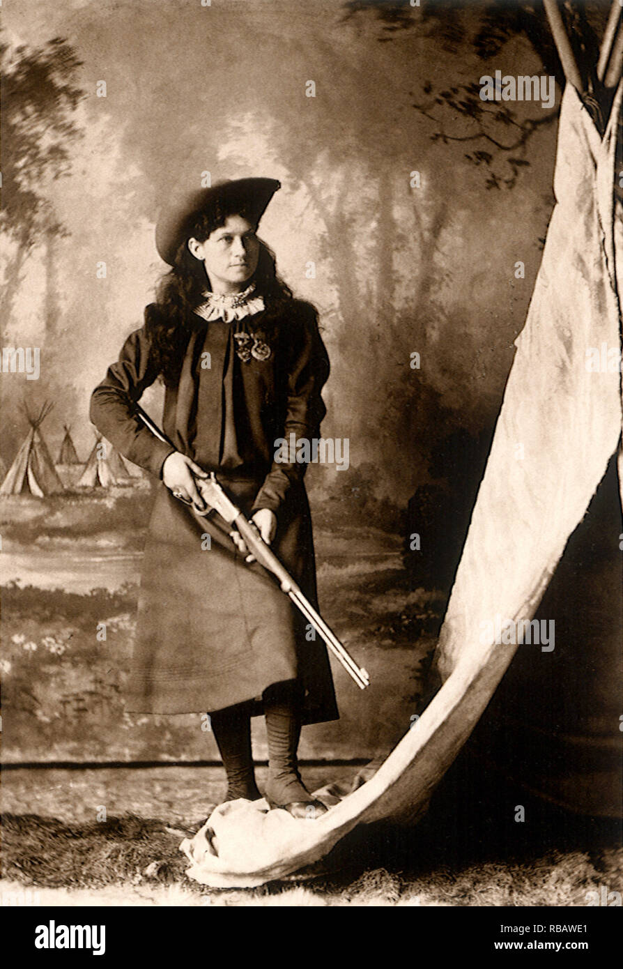 Annie Oakley. Stockfoto
