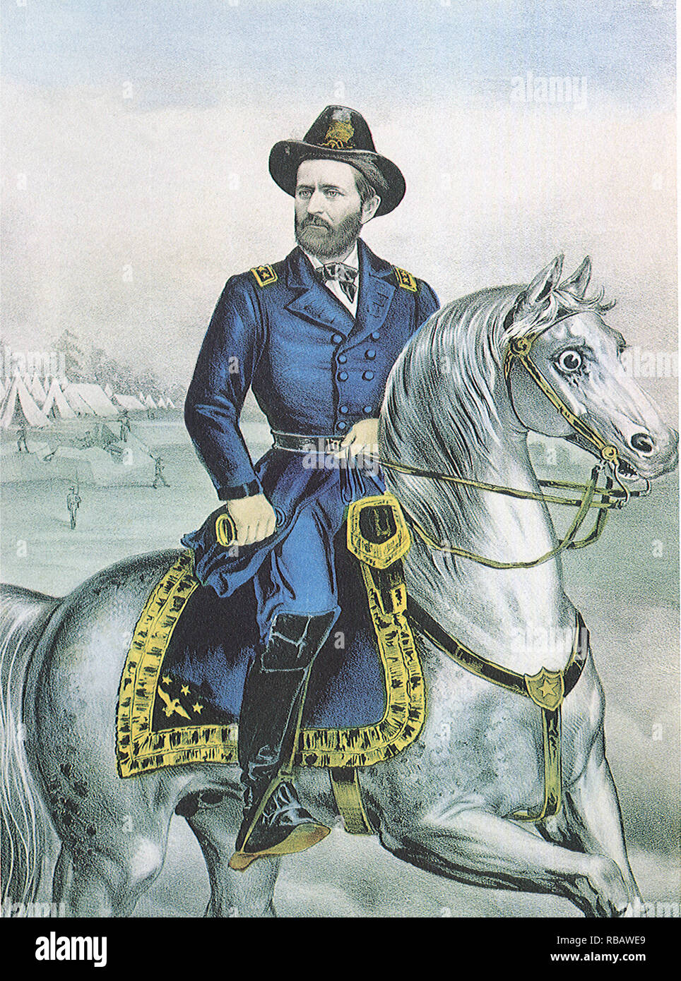 Lieutenant General Ulysses S. Grant. Stockfoto