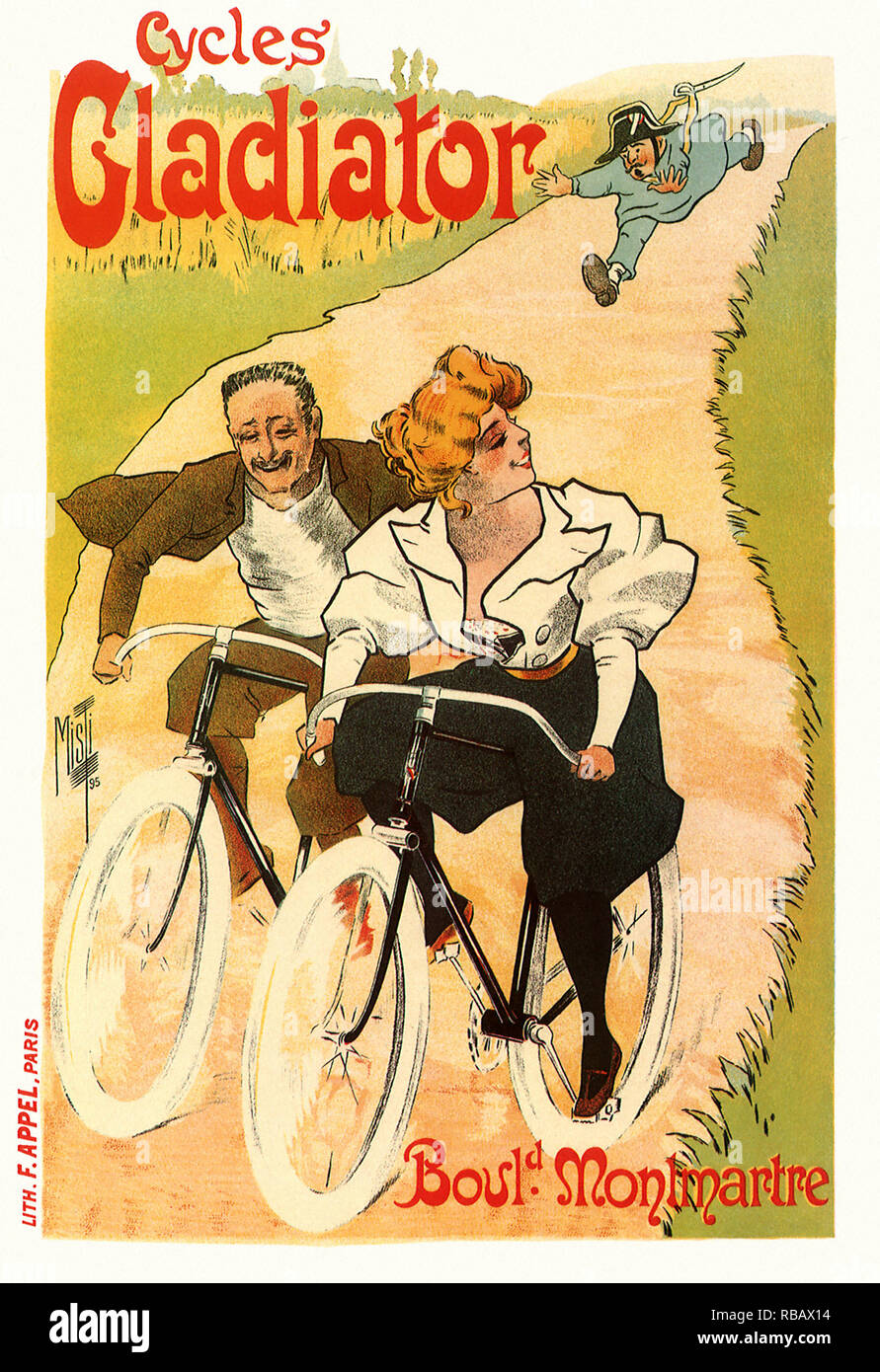 Zyklen Gladiator. Stockfoto