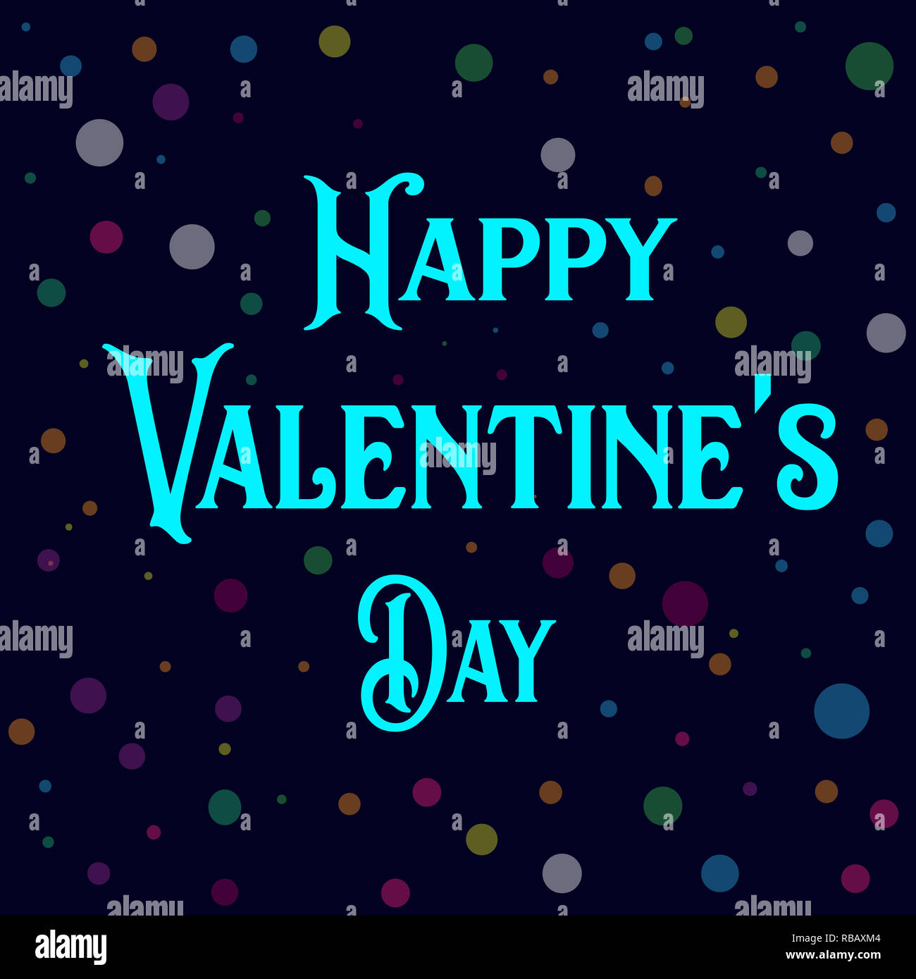 Happy Valentine's Day Bild Design Stockfoto