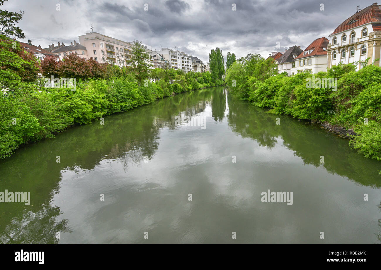 In den Vorstädten von Straßburg. Frankreich Stockfoto