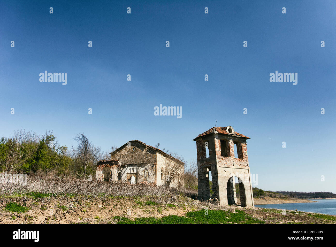 Verlassene Kirche in Bulgarien Stockfoto