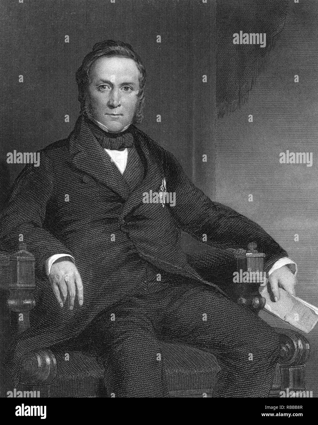 JAMES BROUN - RAMSAY, 1 Dalhousie (1812-1860) Schottischer Staatsmann und kolonialen Administrator Stockfoto