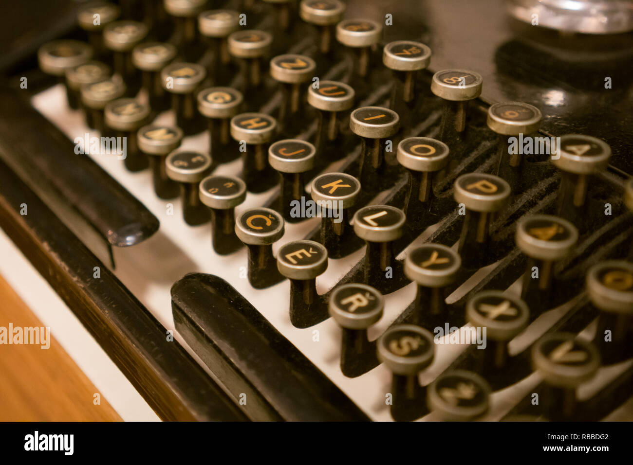 Tastatur vintage Computer Stockfoto