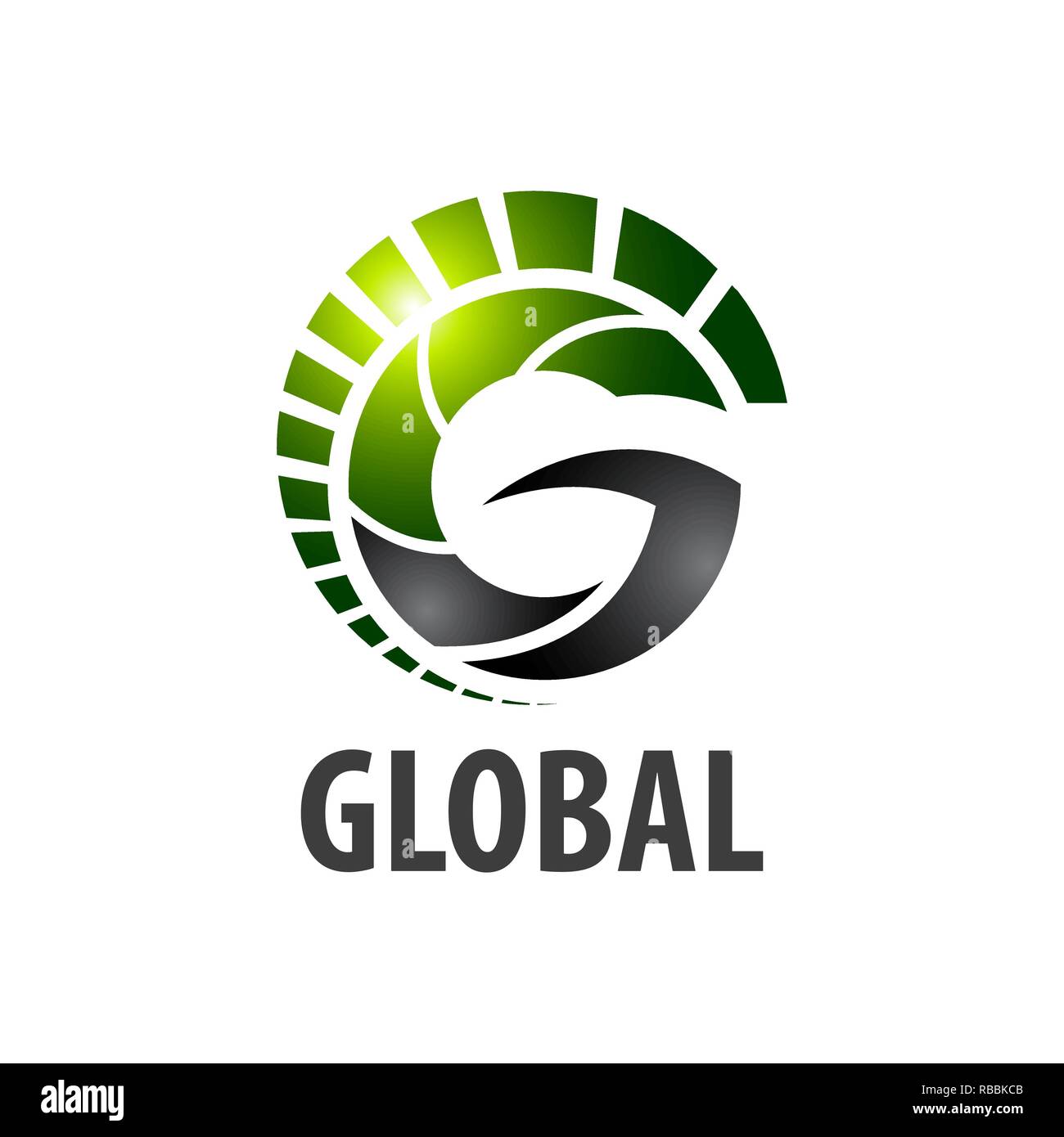 Globale Anfangsbuchstabe G logo Konzept Design vorlage Idee Stock Vektor