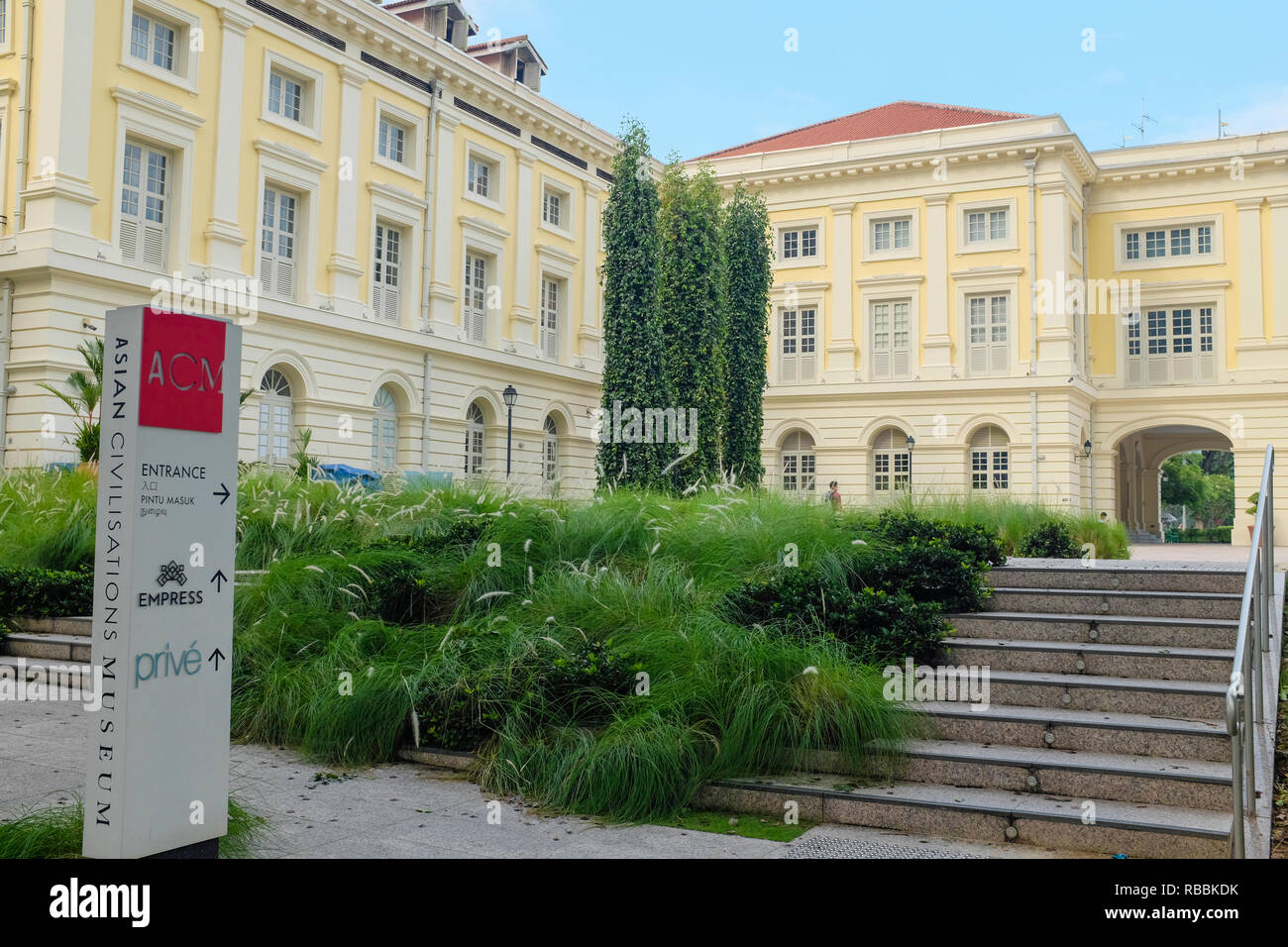 Asian Civilisations Museum (ACM), Kaiserin, Civic District, Singapur Insel (Pulau Ujong), Singapur. Stockfoto