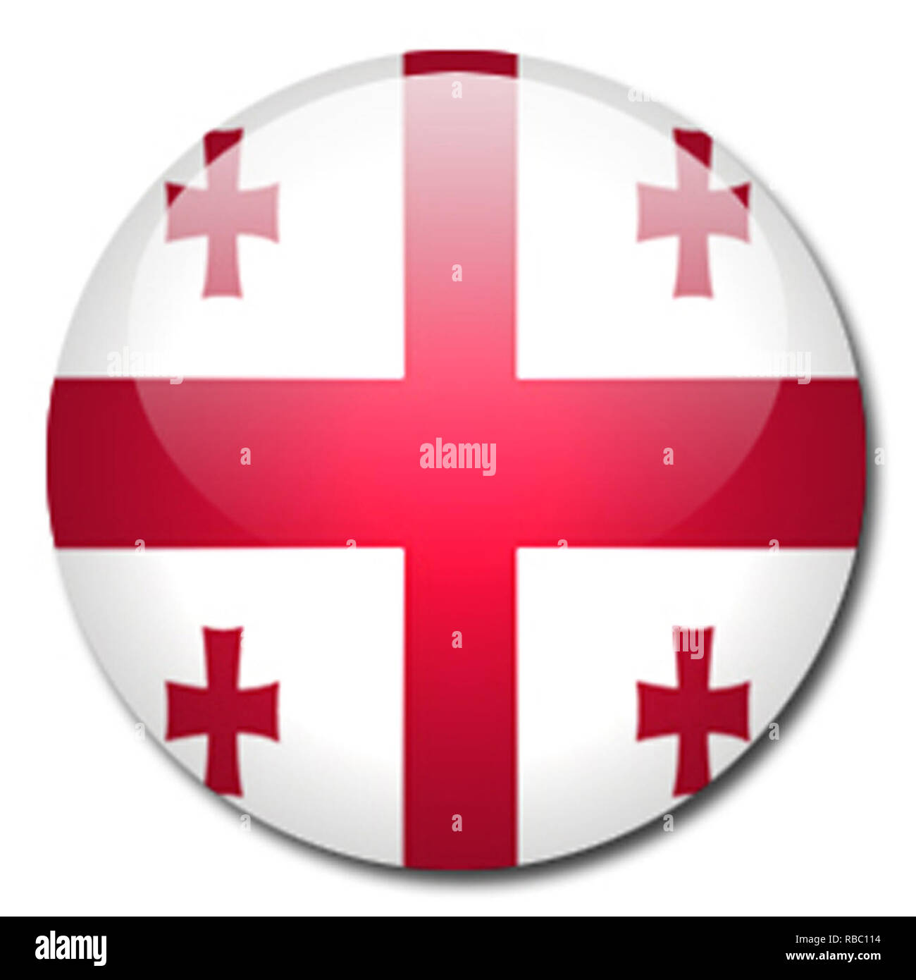Georgian Flag Map Stockfotos Und Bilder Kaufen Alamy