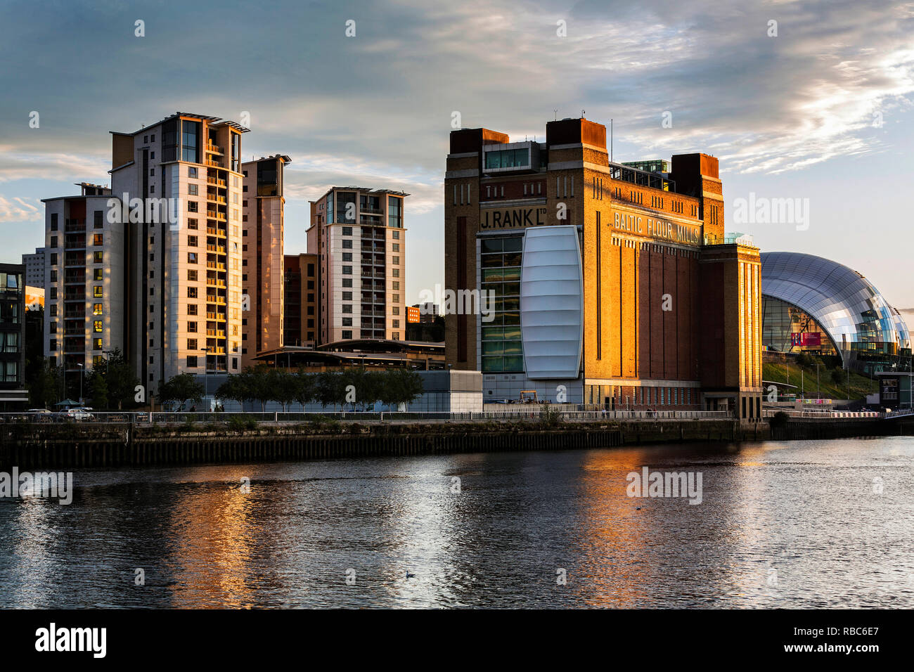 Baltic Arts Centre und Sage Gateshead Stockfoto