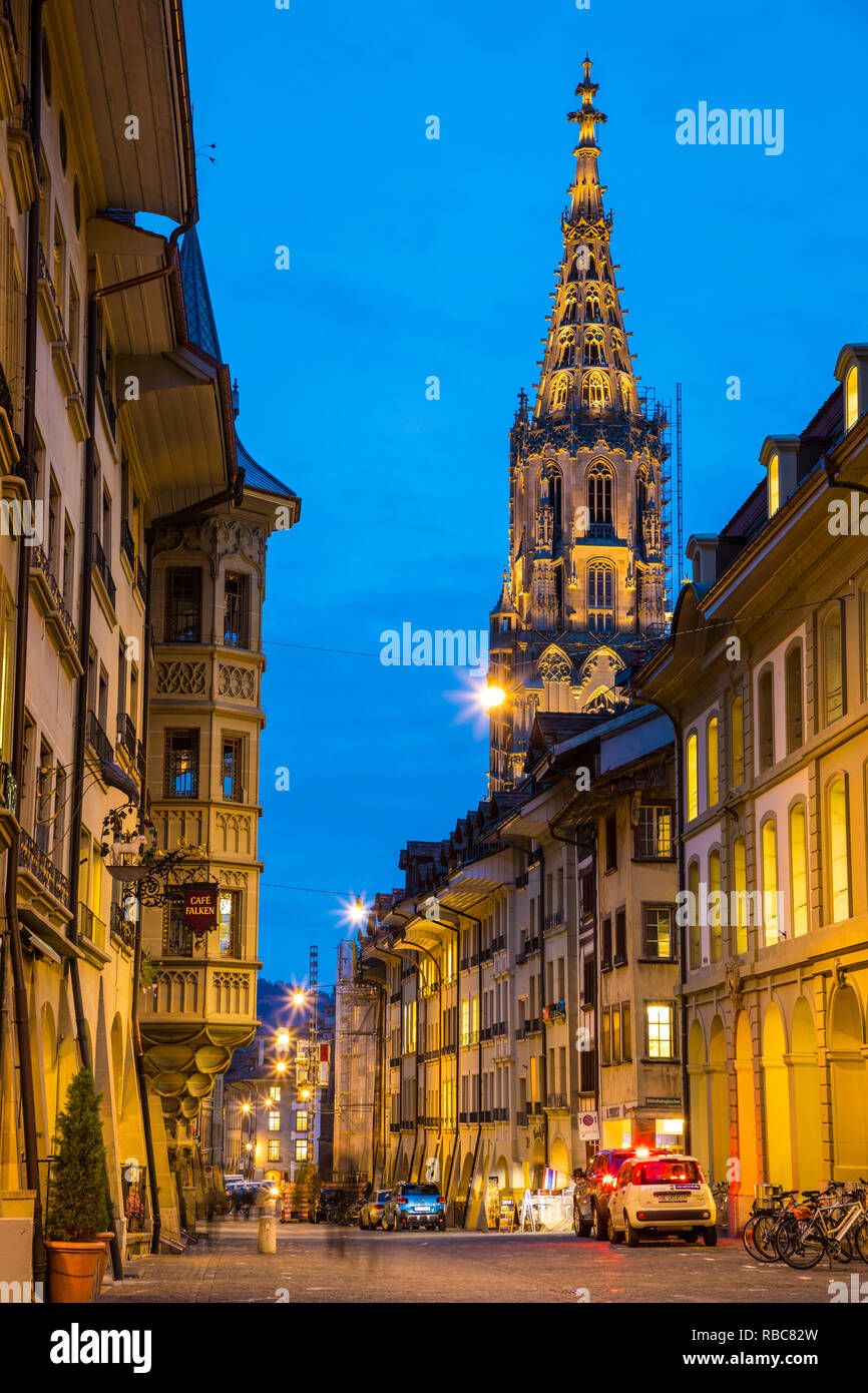 Berner MÌ nster (Kathedrale), Berner Oberland, Schweiz Stockfoto