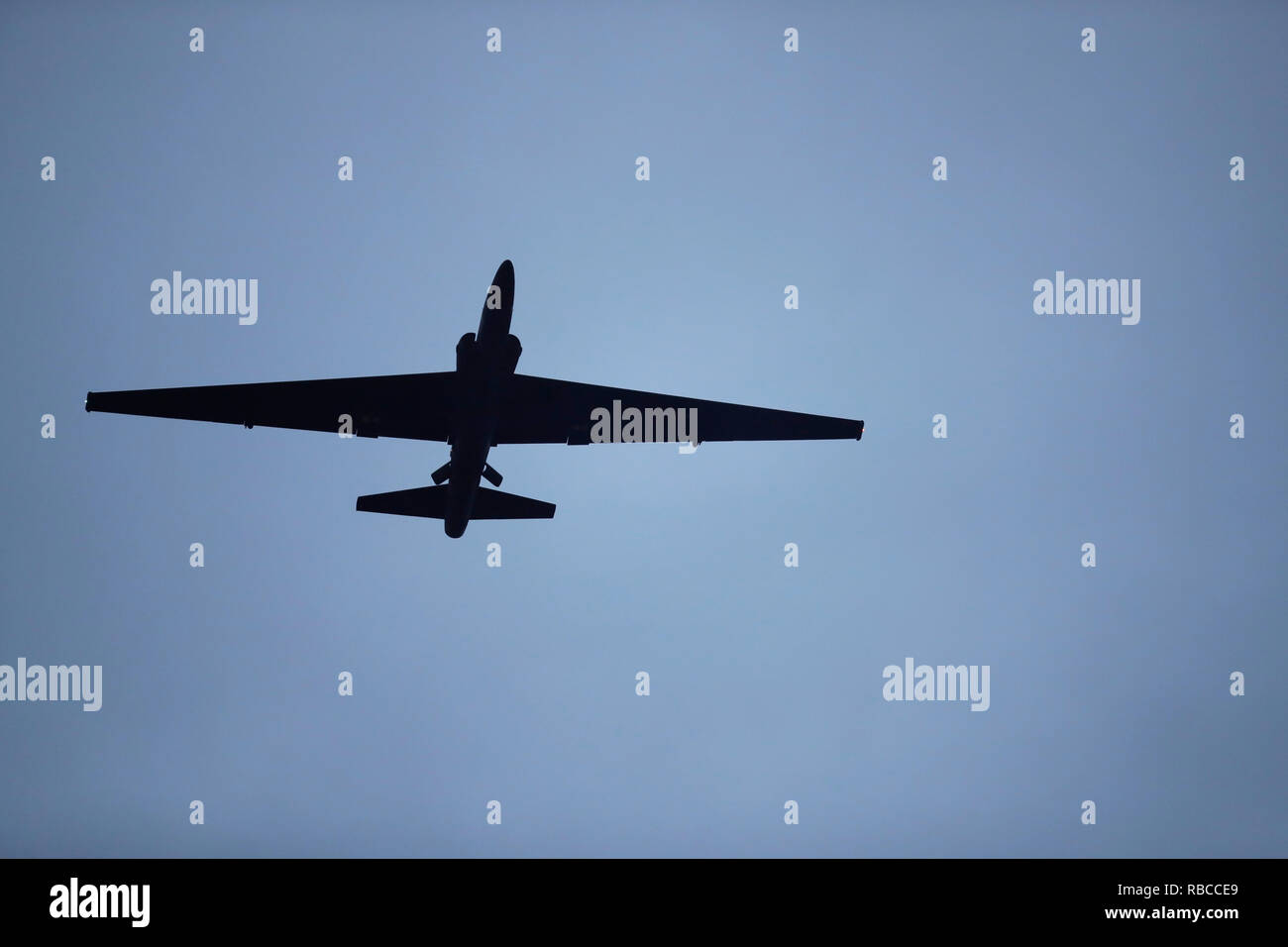 Ein U2 von der Beale Air Force Base Stockfoto