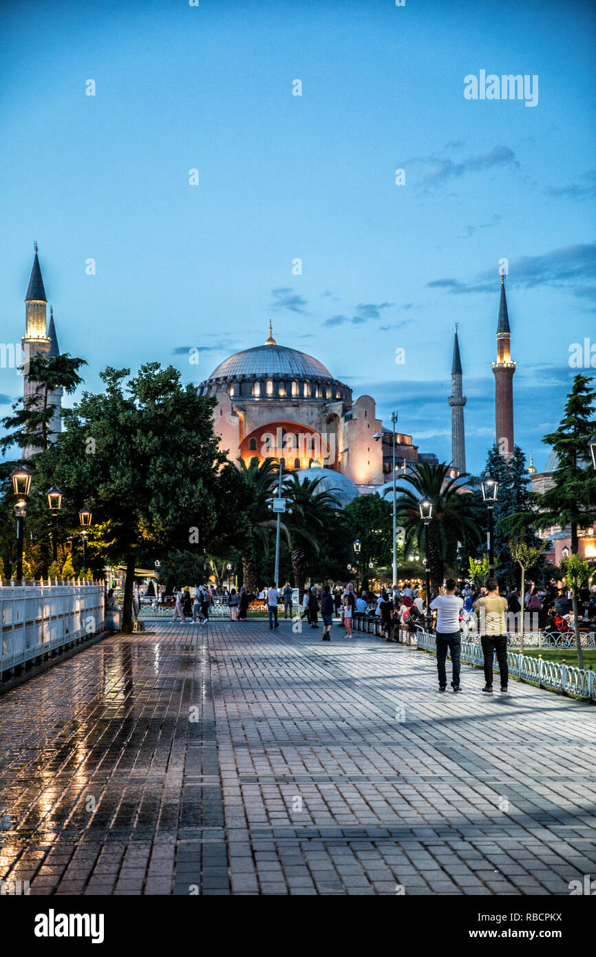 Die Hagia Sofia Istanbul/Türkei Stockfoto