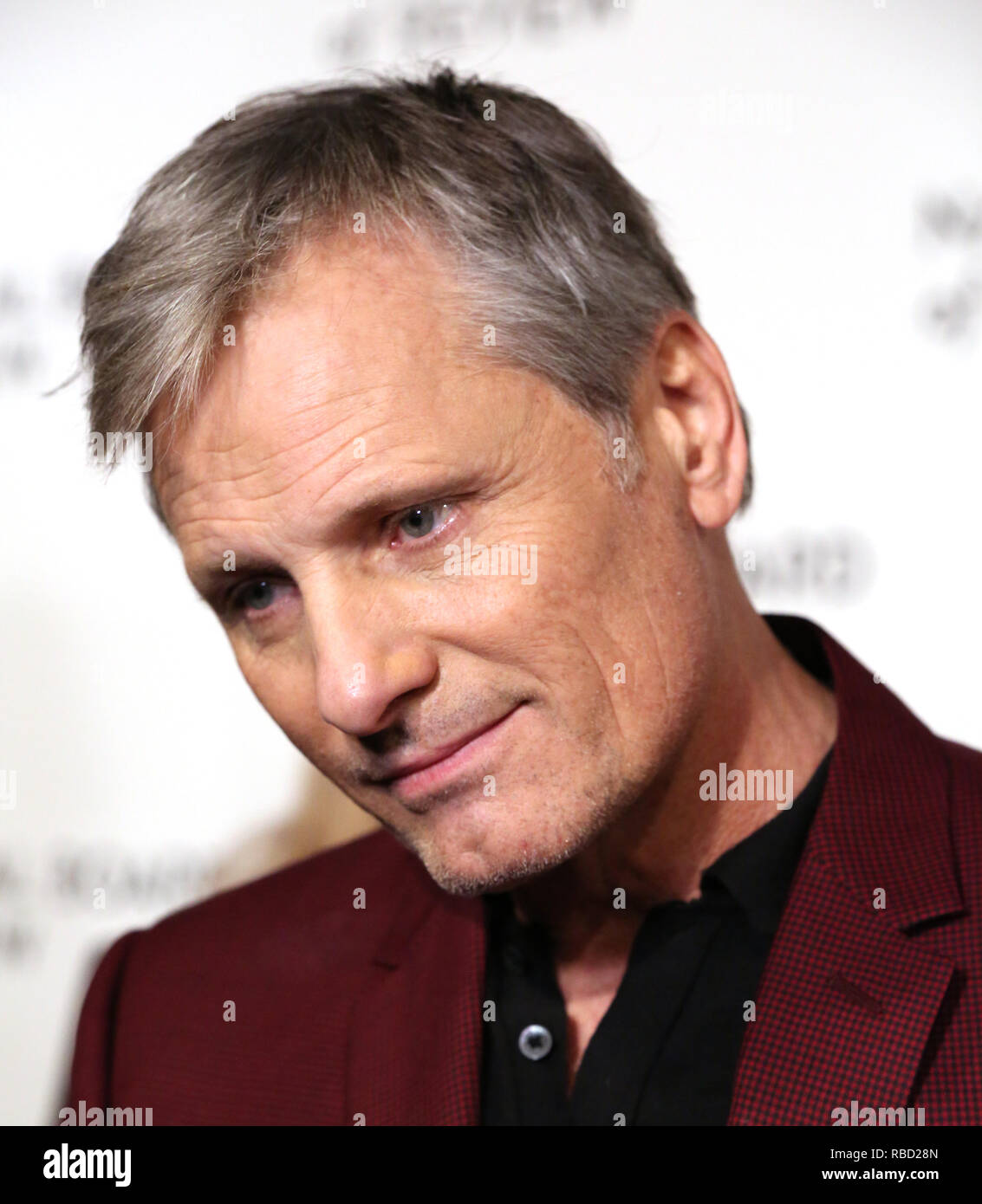 Viggo Mortensen besucht die 2019 National Board of Review Gala an Cipriani 42nd Street am Januar 08, 2019 in New York City. Quelle: Walter McBride/MediaPunch Stockfoto