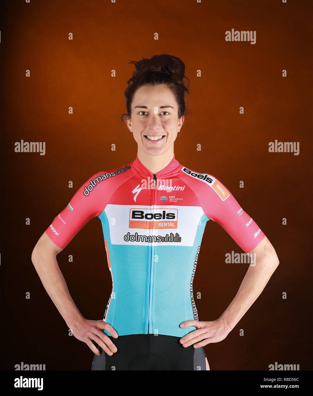 Boels Dolmans Team 2019 - 10-01-2019, Radfahren, Boels Dolmans Team 2019, Christine Majerus Stockfoto