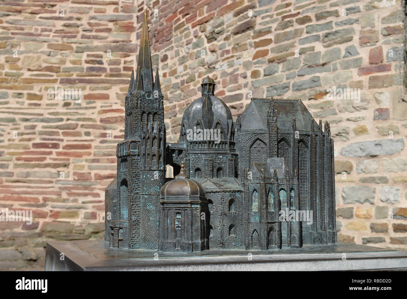 Modell, Dom, Aachen, Nordrhein-Westfalen, Deutschland, Modell, Dom, 92660 Stockfoto