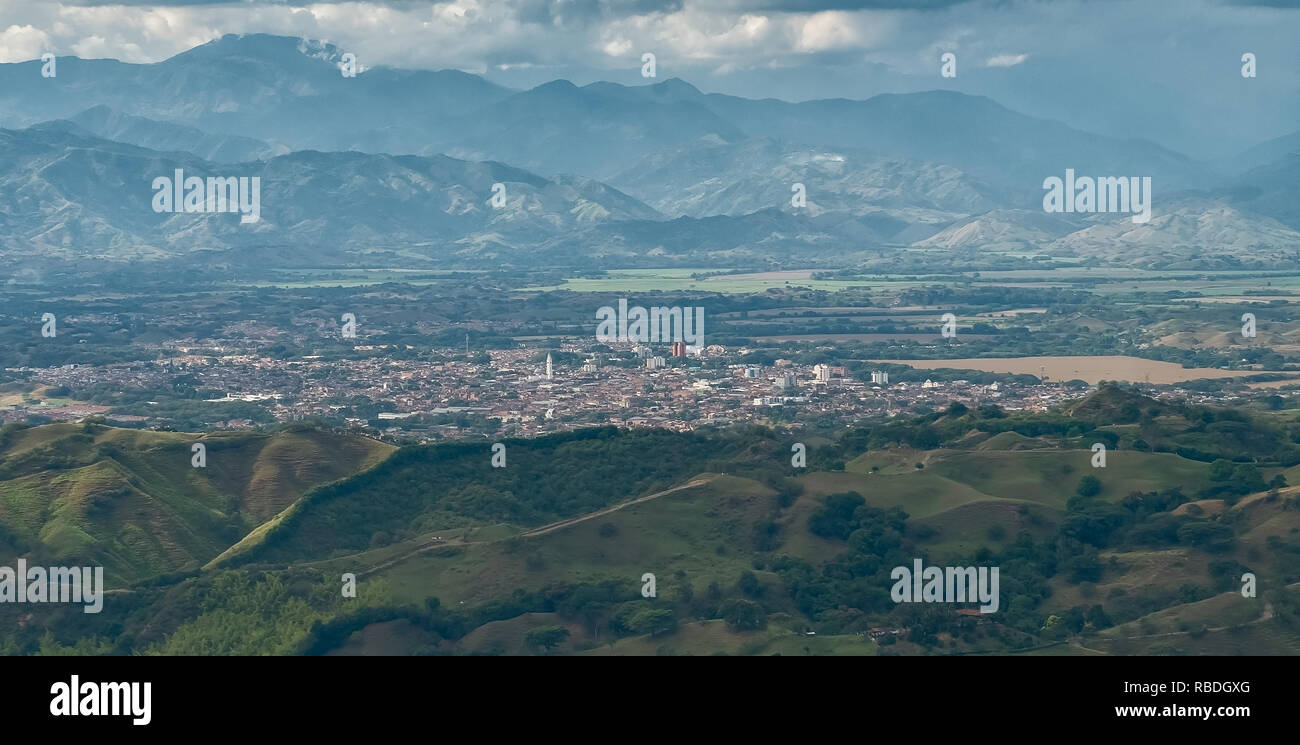 Die Stadt Cartago vor dem Sturm. Stockfoto